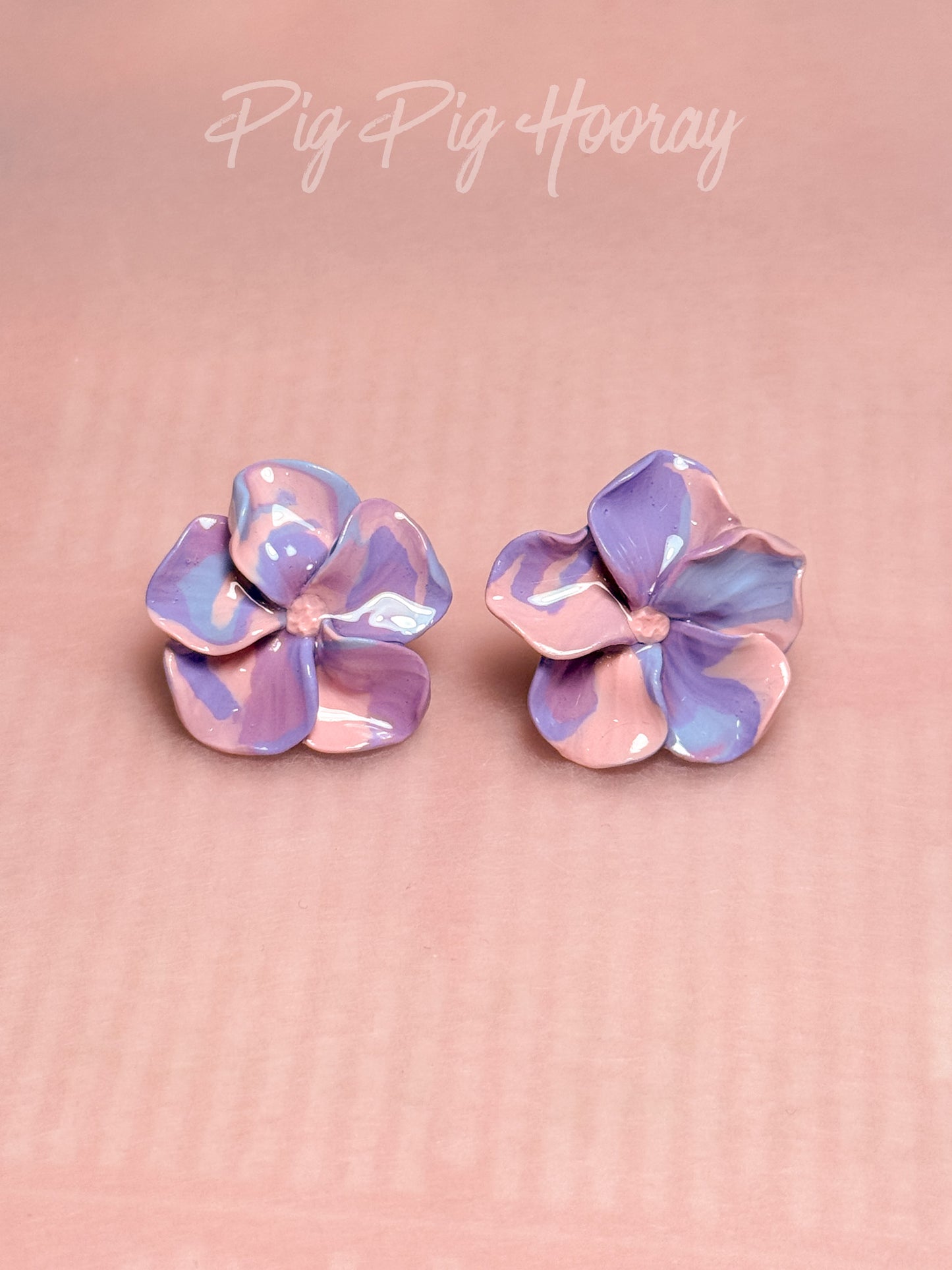 Pink Purple Blue Rainbow Ugly Flower