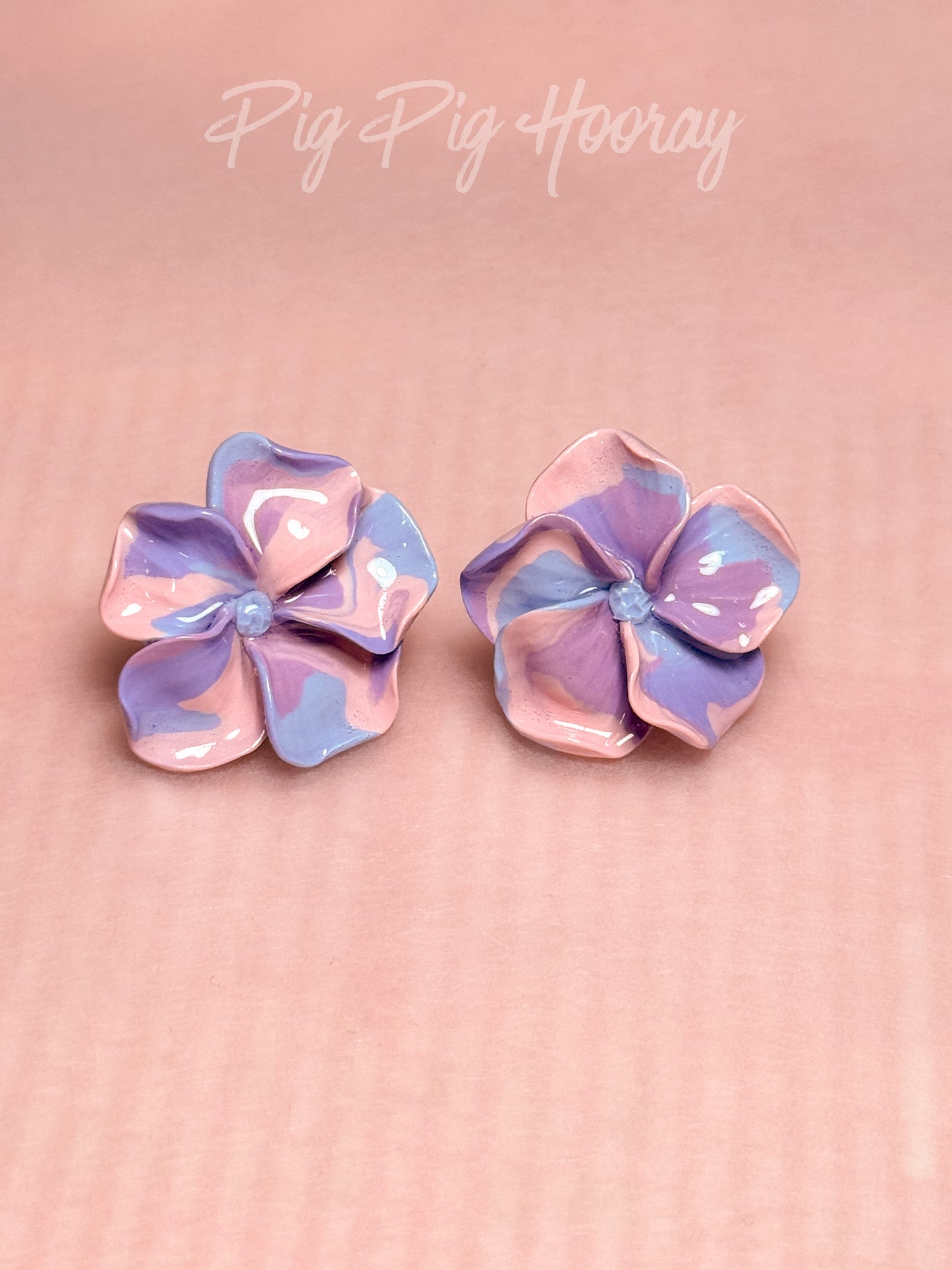 Pink Purple Blue Rainbow Ugly Flower