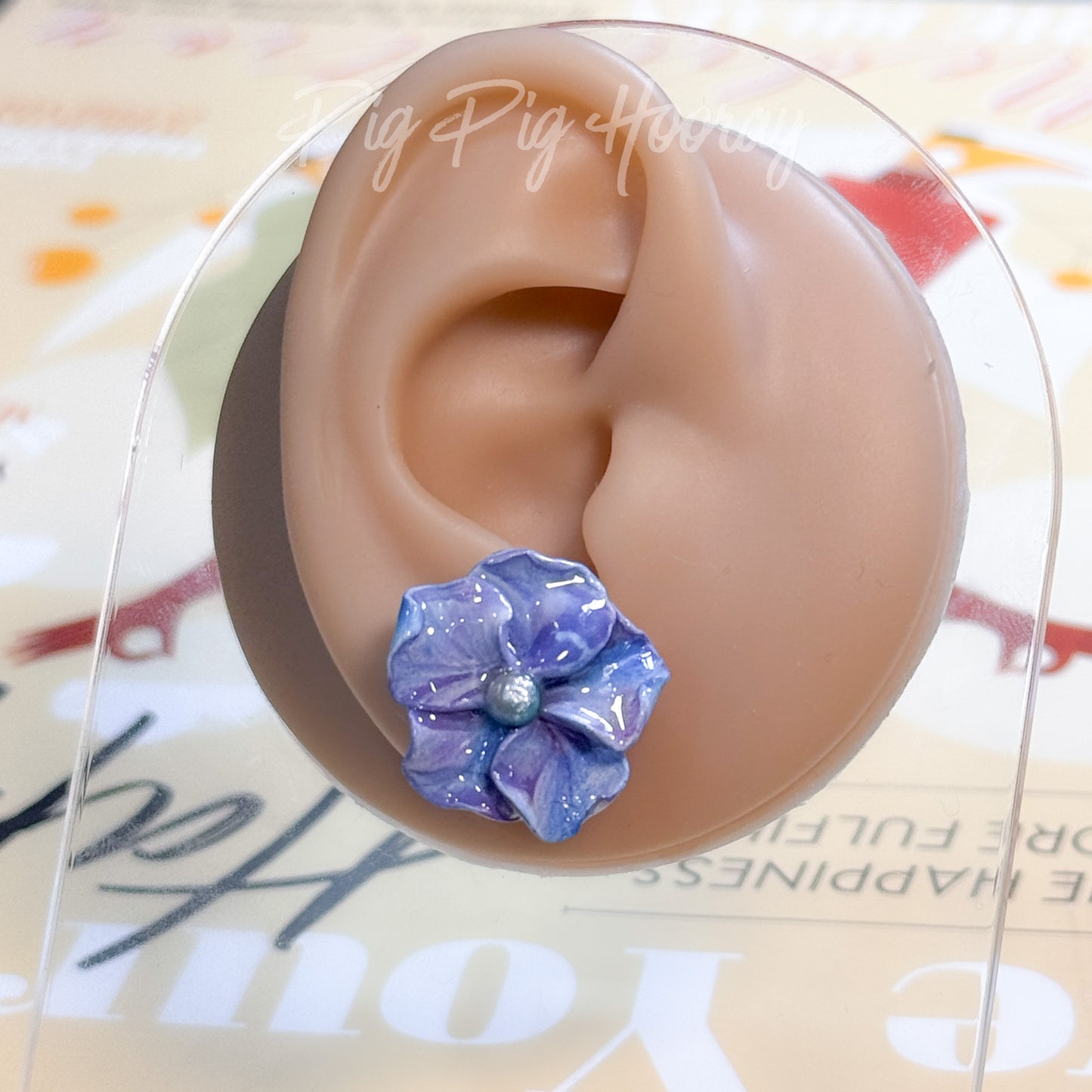 Blue Purple Ugly Flower