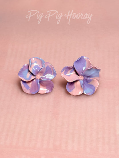 Pink Purple Blue Rainbow Ugly Flower
