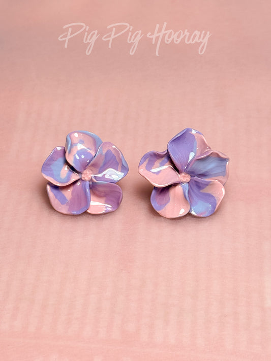 Pink Purple Blue Rainbow Ugly Flower