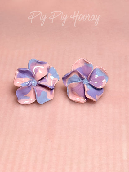 Pink Purple Blue Rainbow Ugly Flower