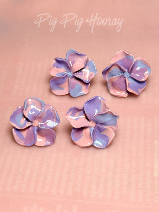 Pink Purple Blue Rainbow Ugly Flower