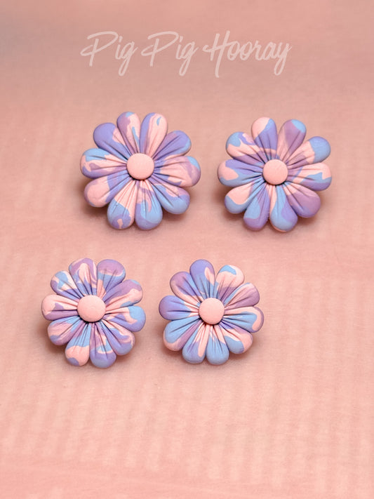 Pink Purple Blue Rainbow Ugly Daisy