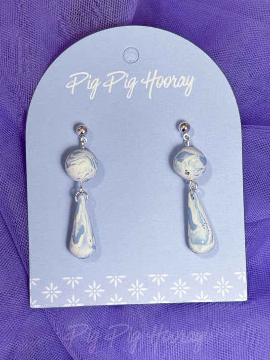 Blue Swirls Dangle 5