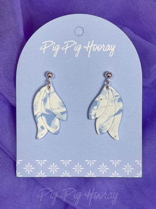 Blue Swirls Dangle 1