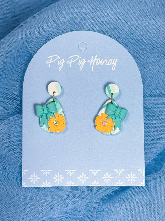 Mint Checkered Dangles 4