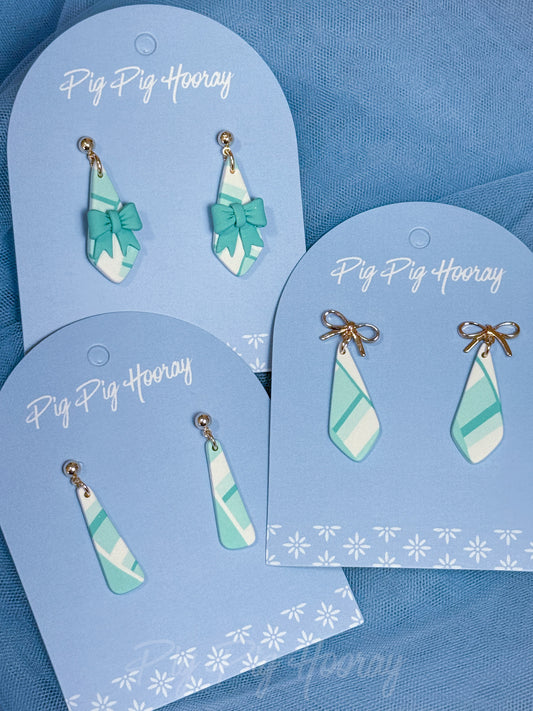 Mint Checkered Dangles 3