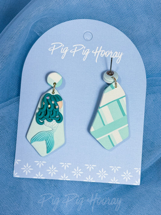 Mint Checkered Mermaid 1