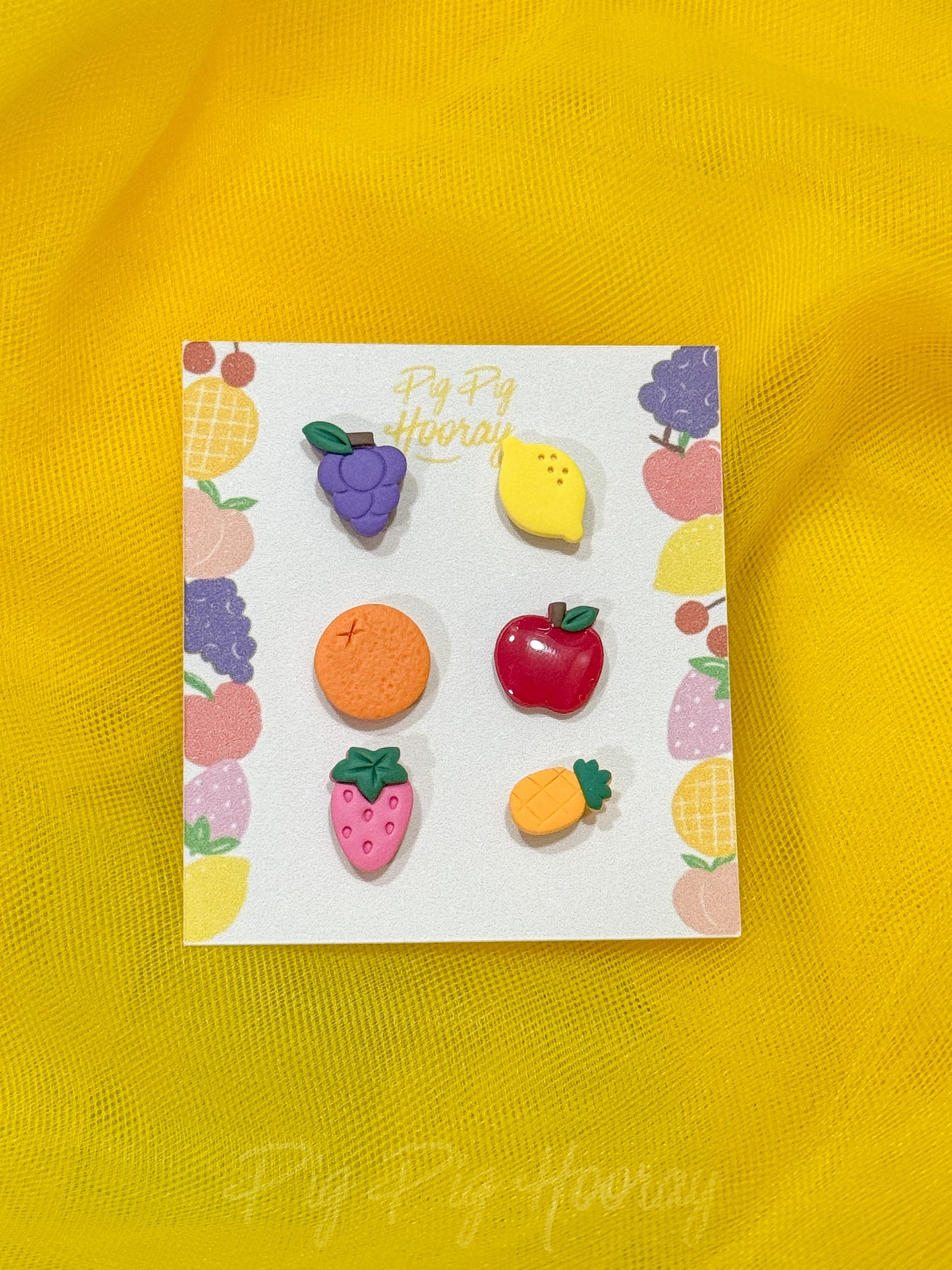 Mix Fruits Stud Pack